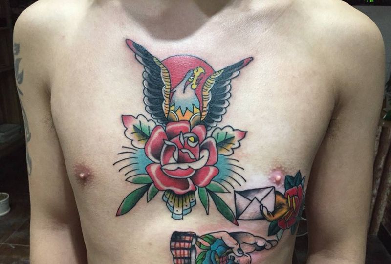 Old  school纹身图片