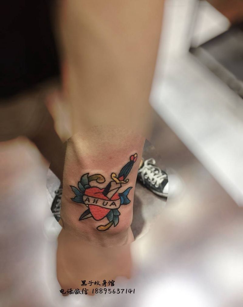 Old school纹身图片