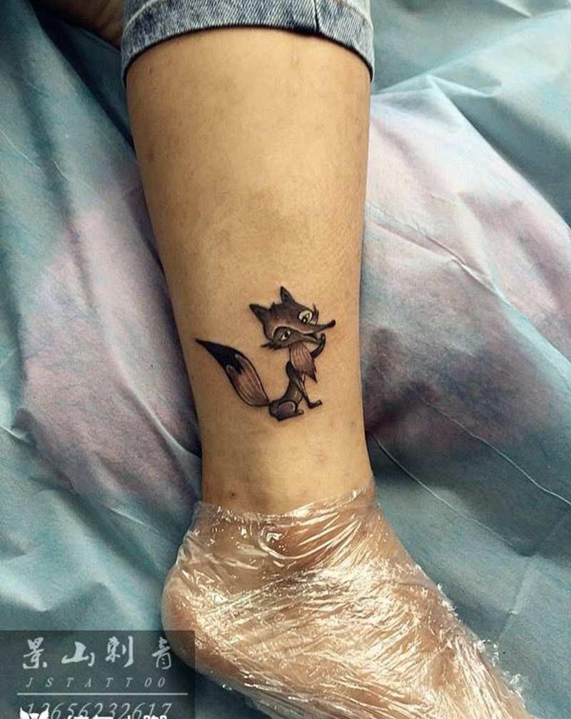 小狐狸纹身图片