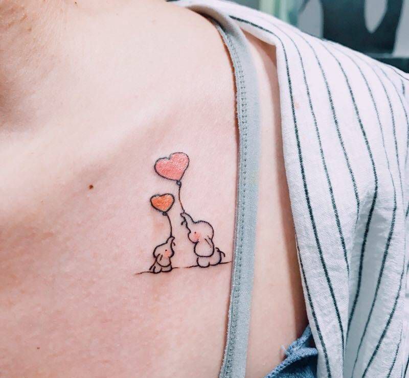 小清新纹身图片