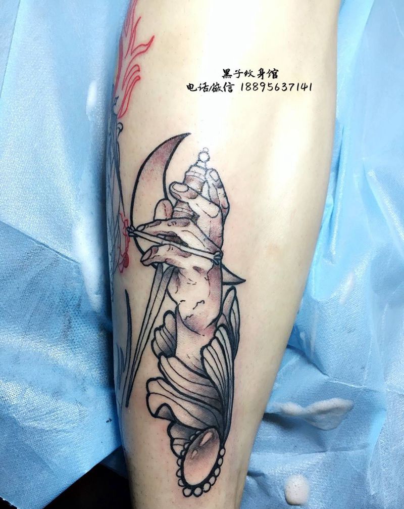 New school纹身图片