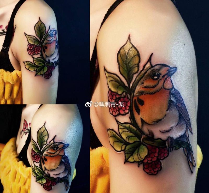 newschool纹身图片_动物成品手稿纹身图案