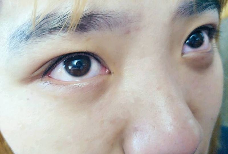 美瞳线纹身图片