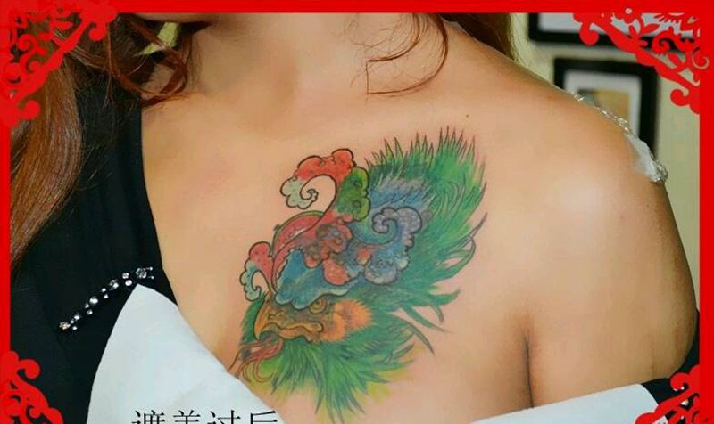 遮盖失败图。纹身图片