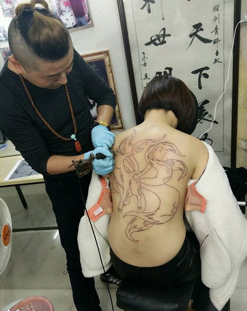 部分作品快手号76381481纹身图片