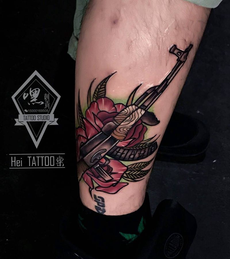 new school纹身图片