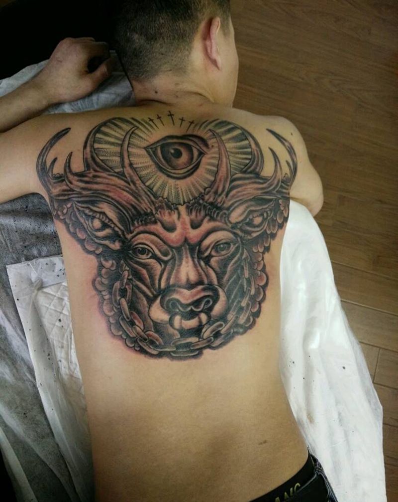 上帝之眼，纹身图片