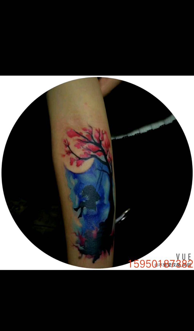 遮盖纹身图片