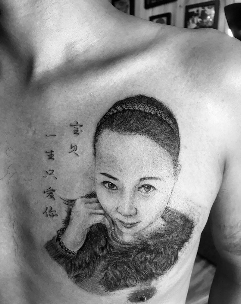 肖像纹身图片