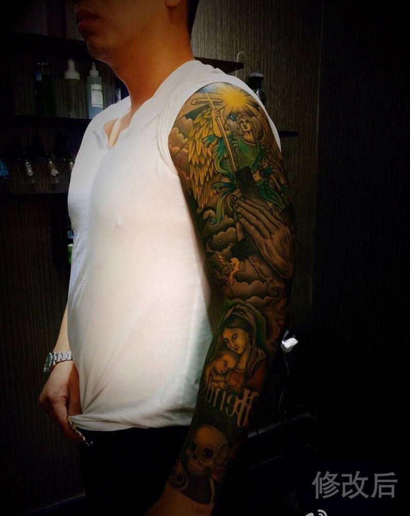 修改包臂纹身图片