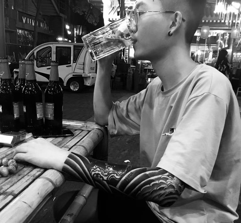 买家秀纹身图片_手臂老传统纹身图案