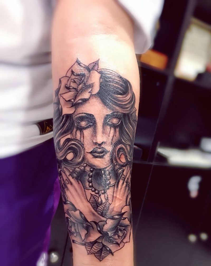 小臂内侧纹身图片