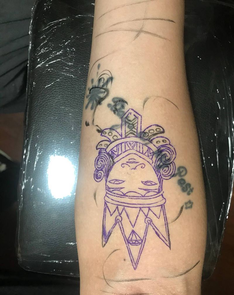 遮盖英文字母纹身图片