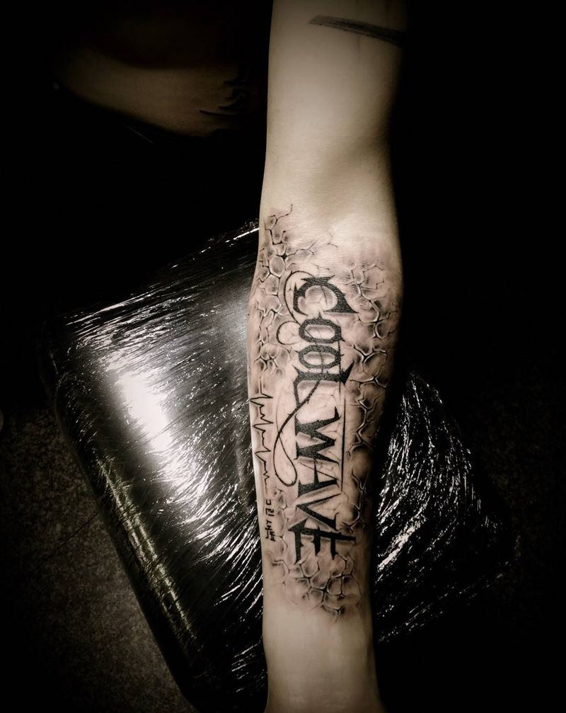 小臂组合图纹身图片