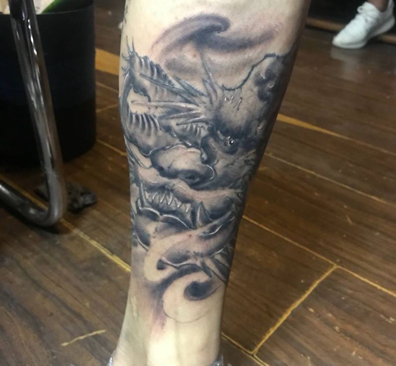 老图上色纹身图片