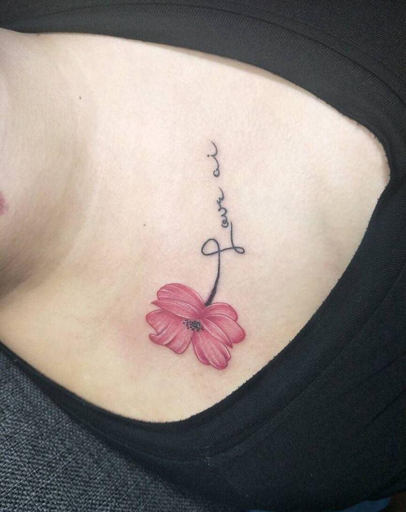 小花纹身图片