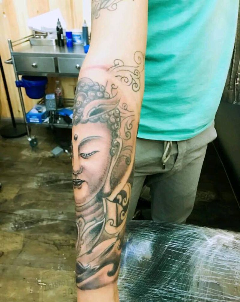 包小臂纹身图片