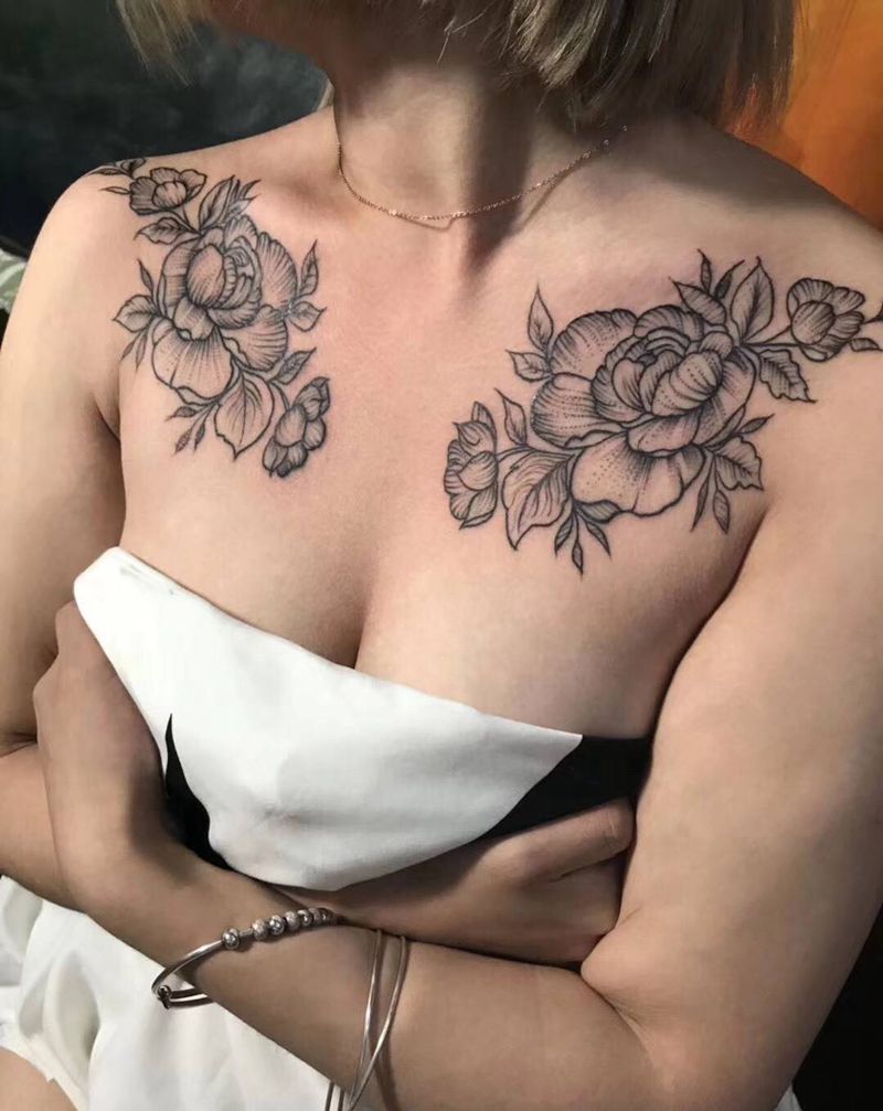 花落谁家纹身图片