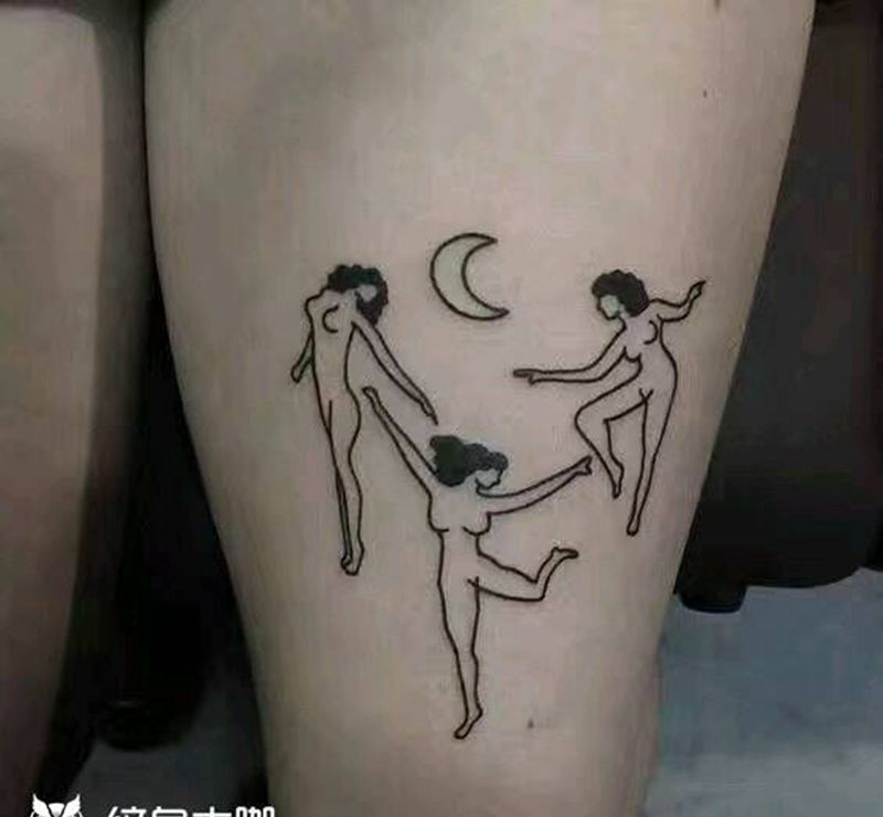 魅力四射纹身图片