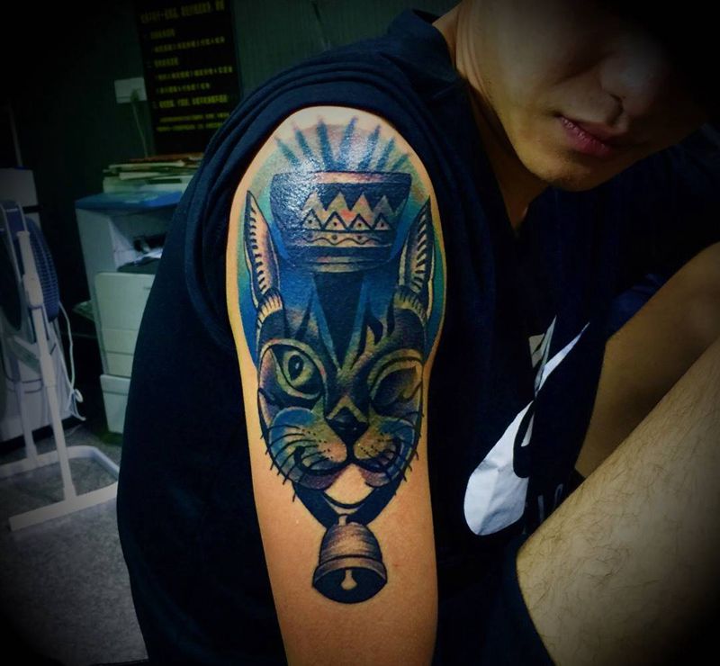 遮盖前 遮盖后纹身图片