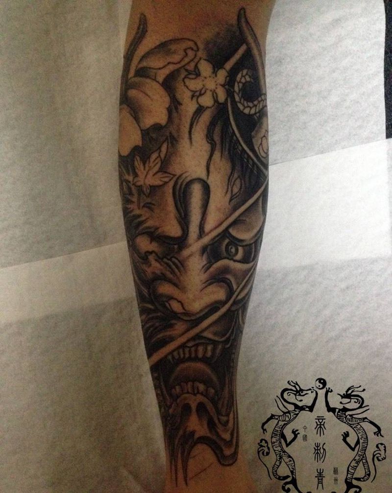 龙般若纹身图片