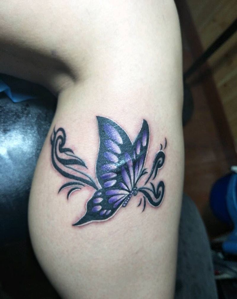 蝴蝶纹身图片