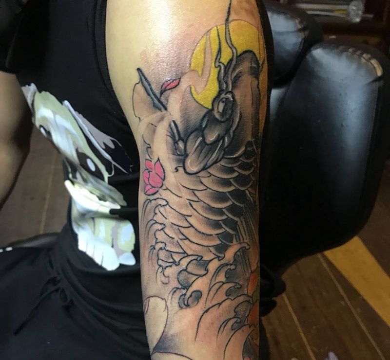 老图上色纹身图片