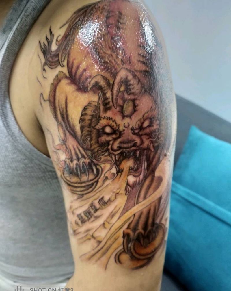 满背老虎纹身图片_手臂背部新传统纹身图案