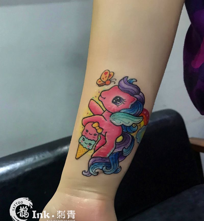 小马宝莉纹身图片_手臂纹身图案