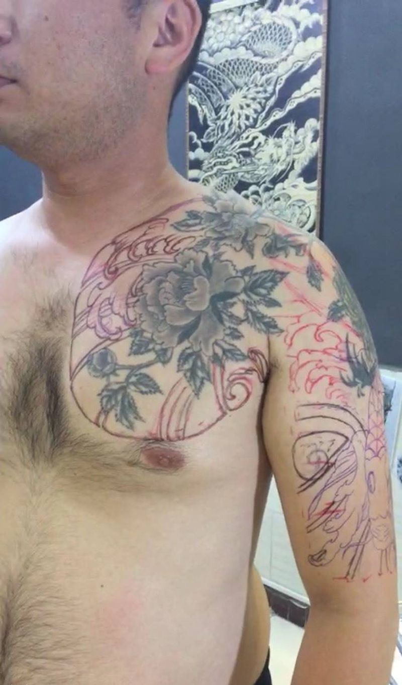 老图修改半胛纹身图片