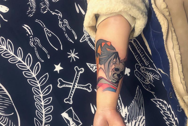 骨女动漫纹身图片