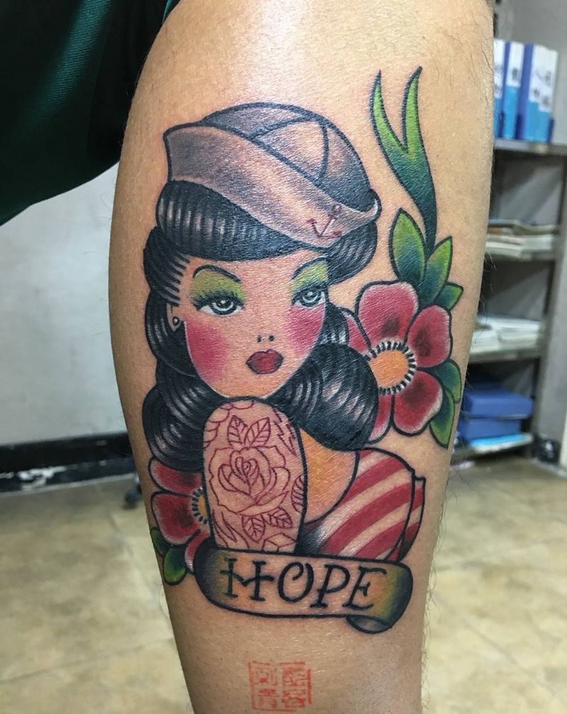 欧美风格纹身图片