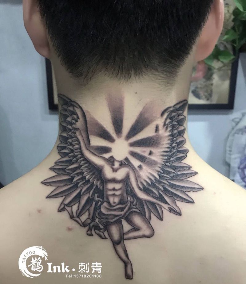天使纹身图片