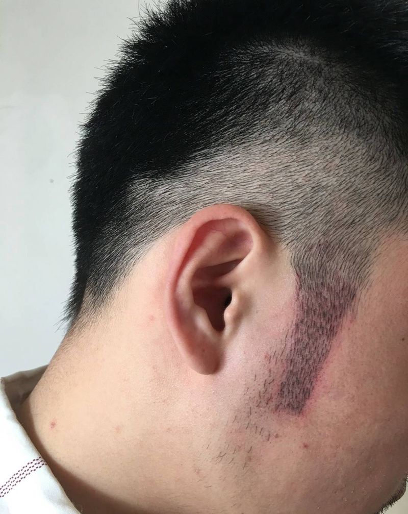 头发鬓角纹身图片_成品手部背部肩部腿部腰部胸部纹身图案