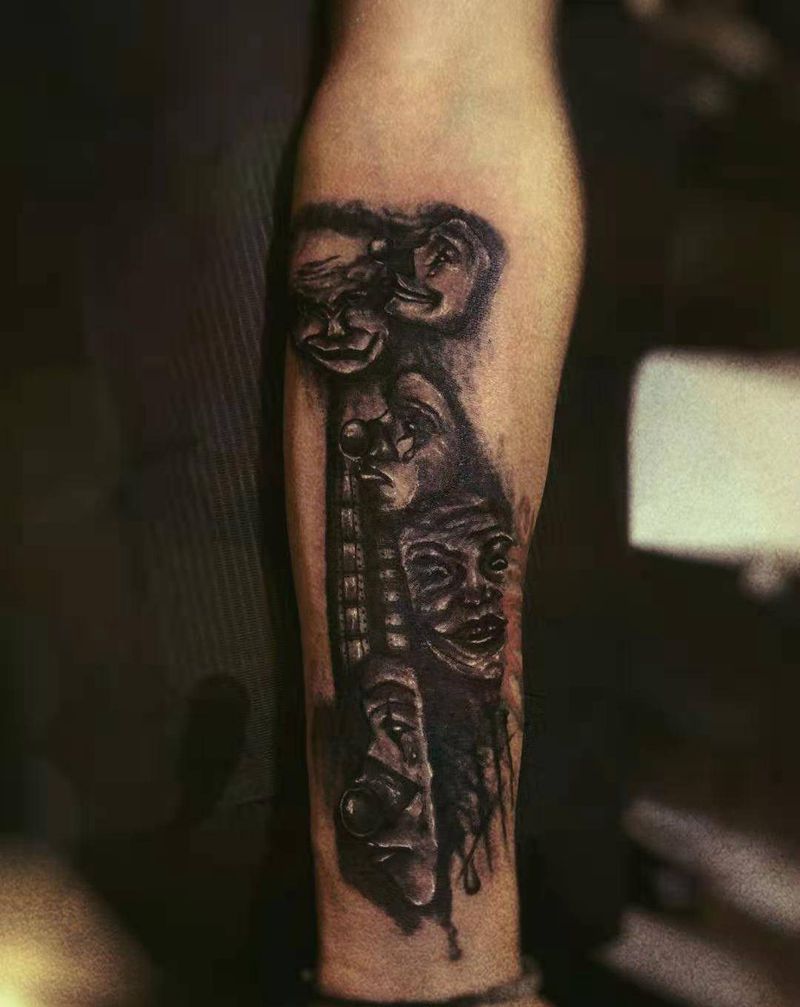 遮盖进行中纹身图片_手臂纹身图案