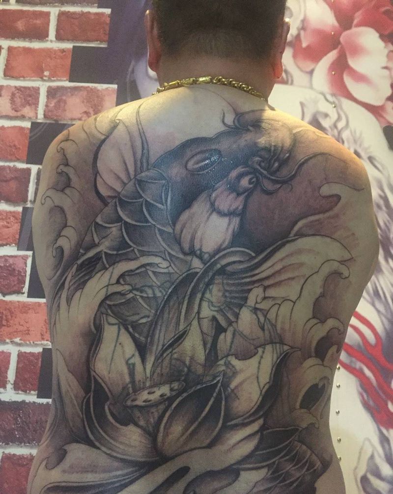 盖图未完成纹身图片