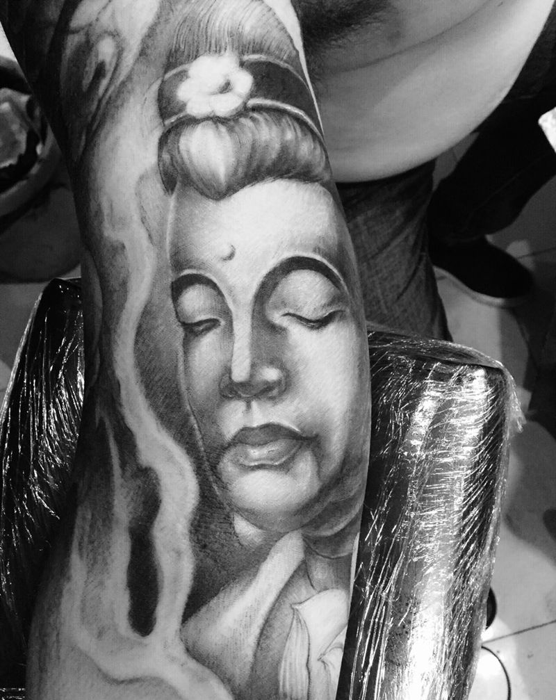 过肩龙修改纹身图片