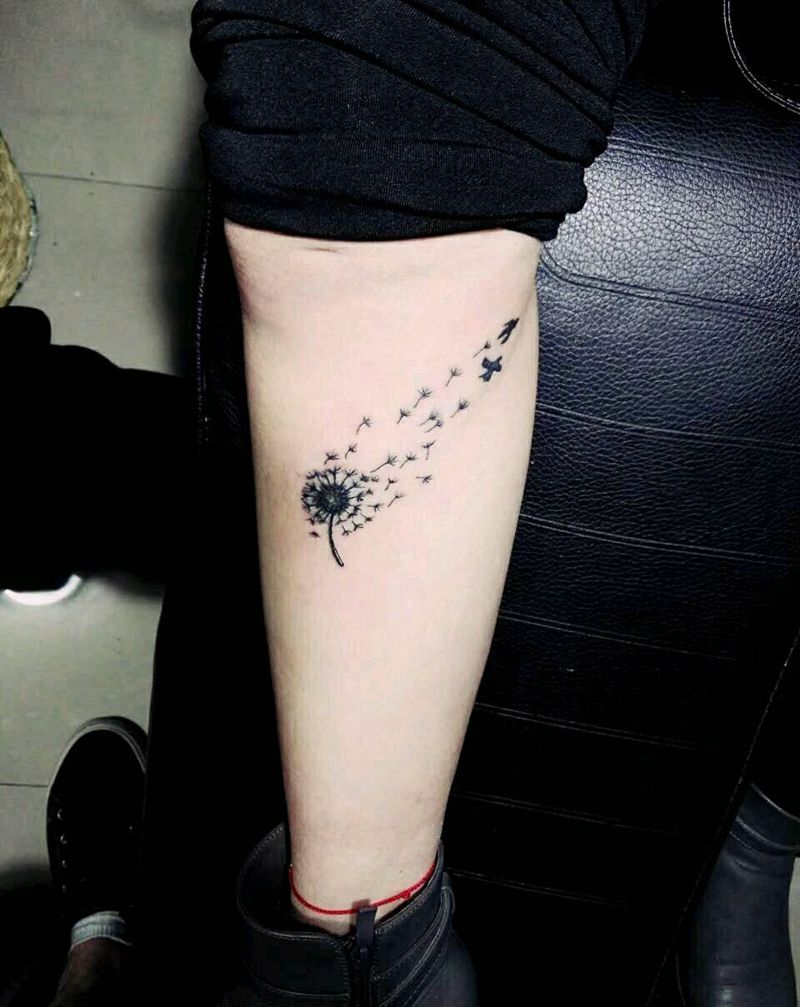 蒲公英 遮 胎记