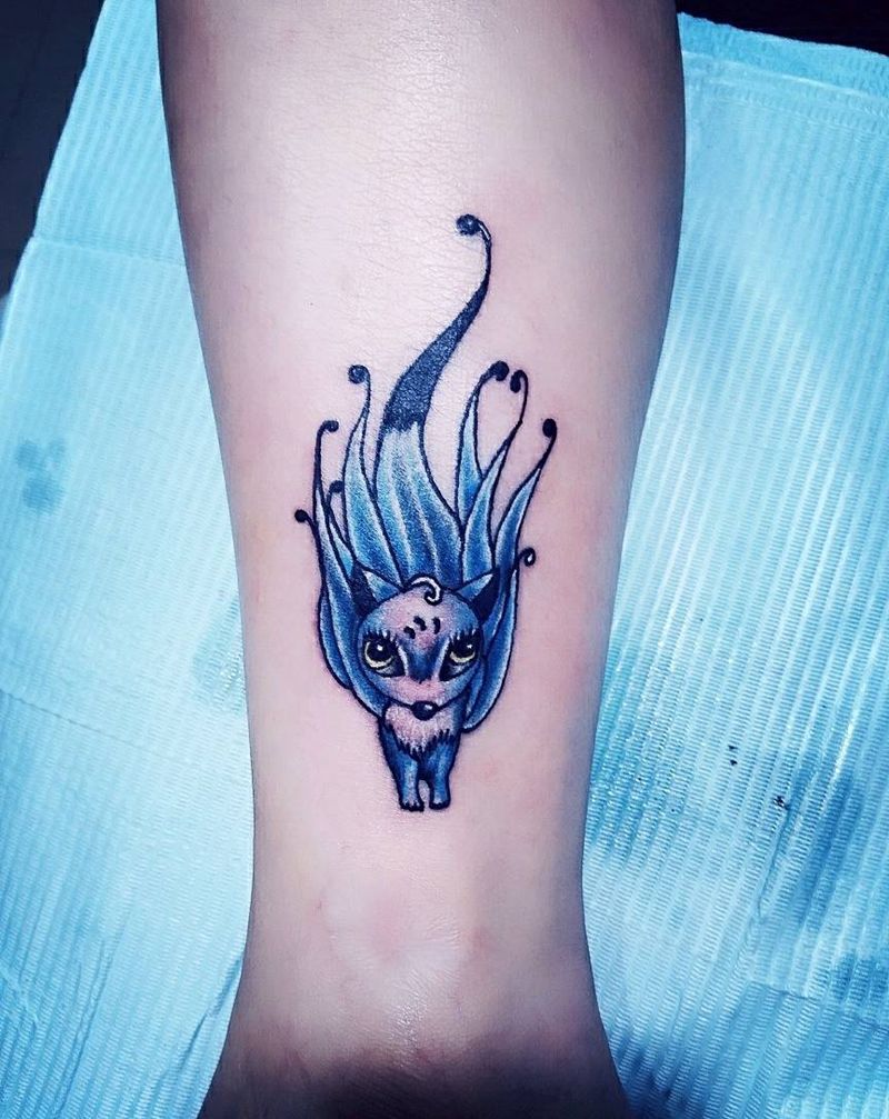 九尾狐纹身图片