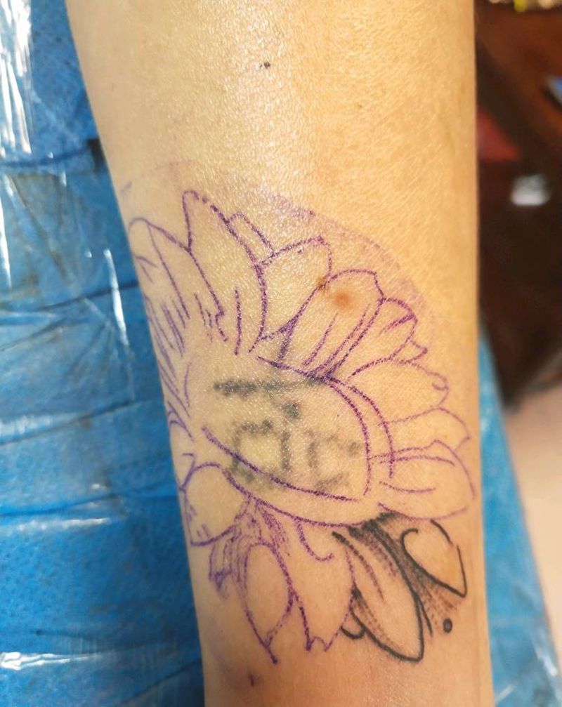 向日葵纹身图片