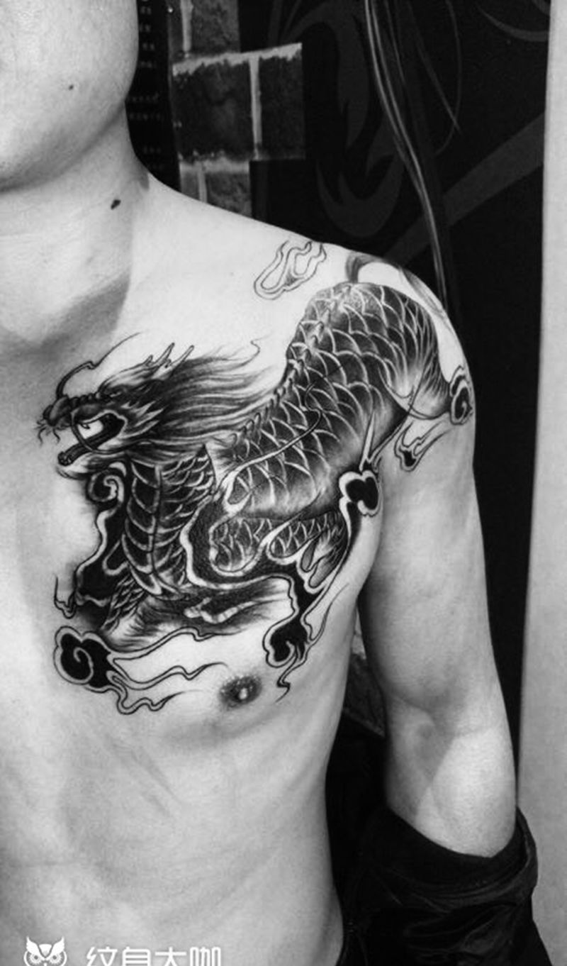 麒麟纹身图片