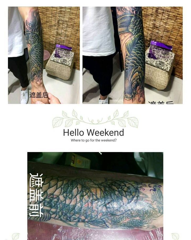 遮盖纹身图片