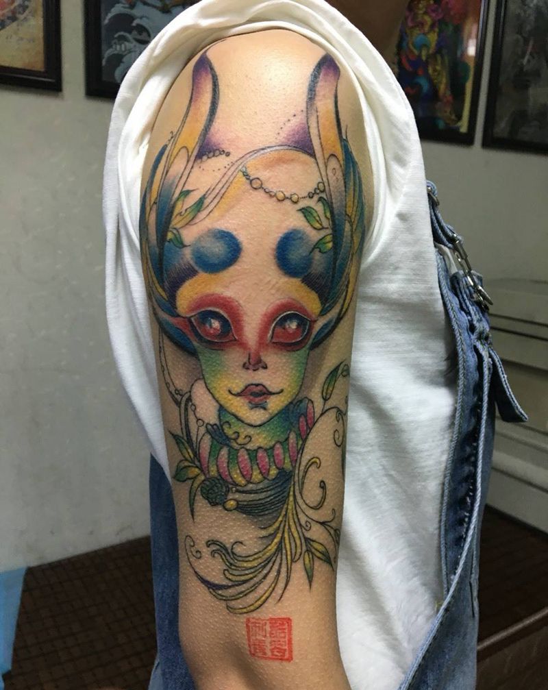 小精灵纹身图片