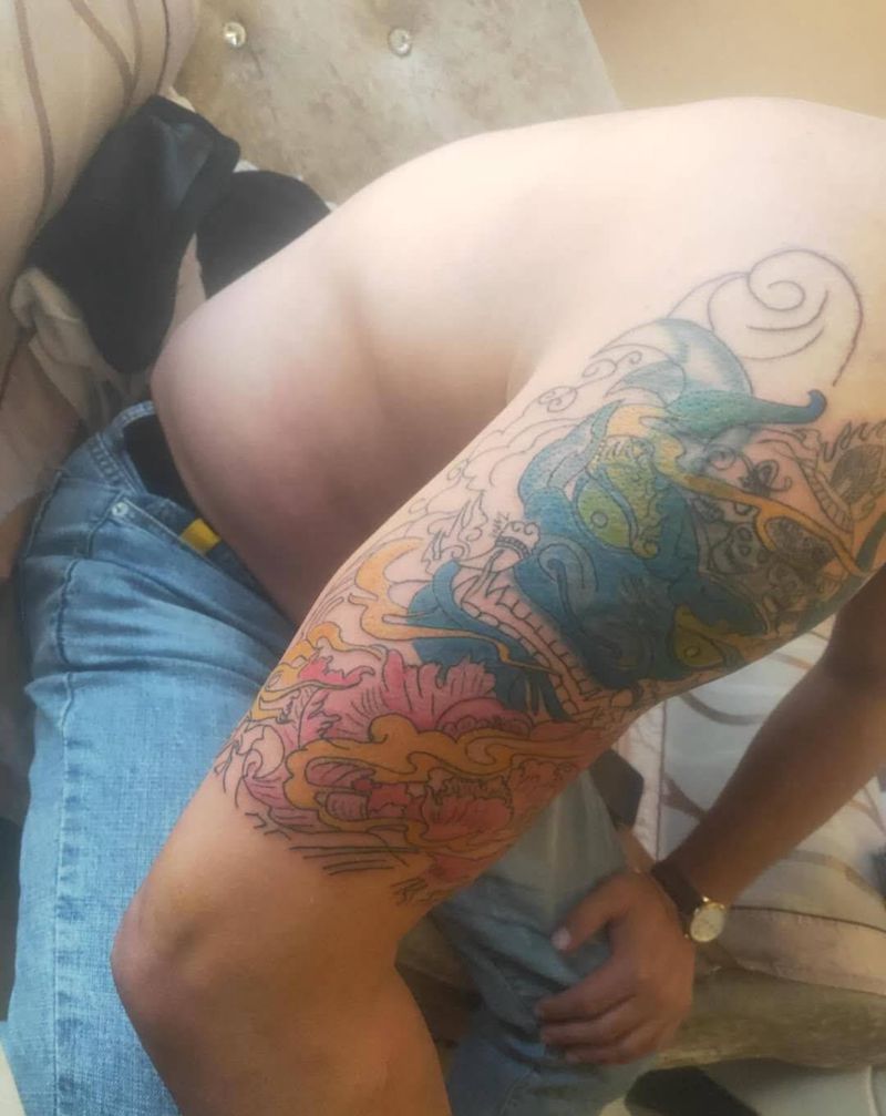 遮盖纹身图片_手臂纹身图案