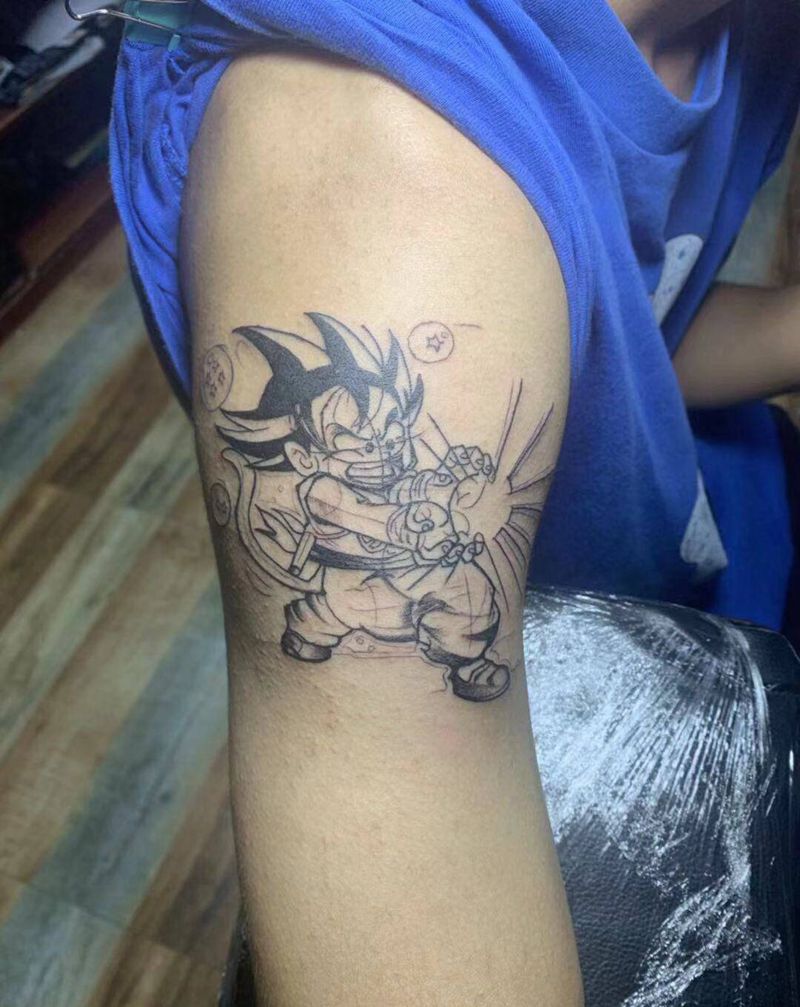 卡通纹身图片_手臂纹身图案