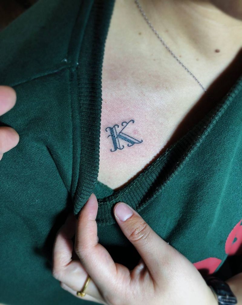 小字母纹身图片