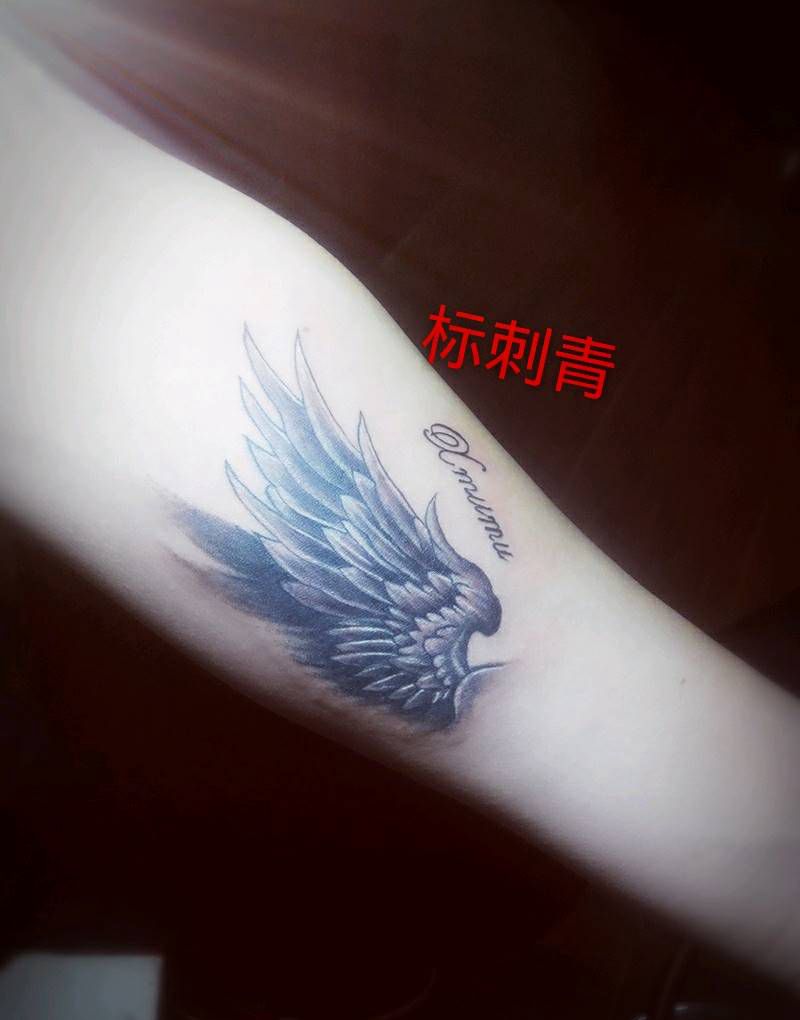 翅膀纹身图片