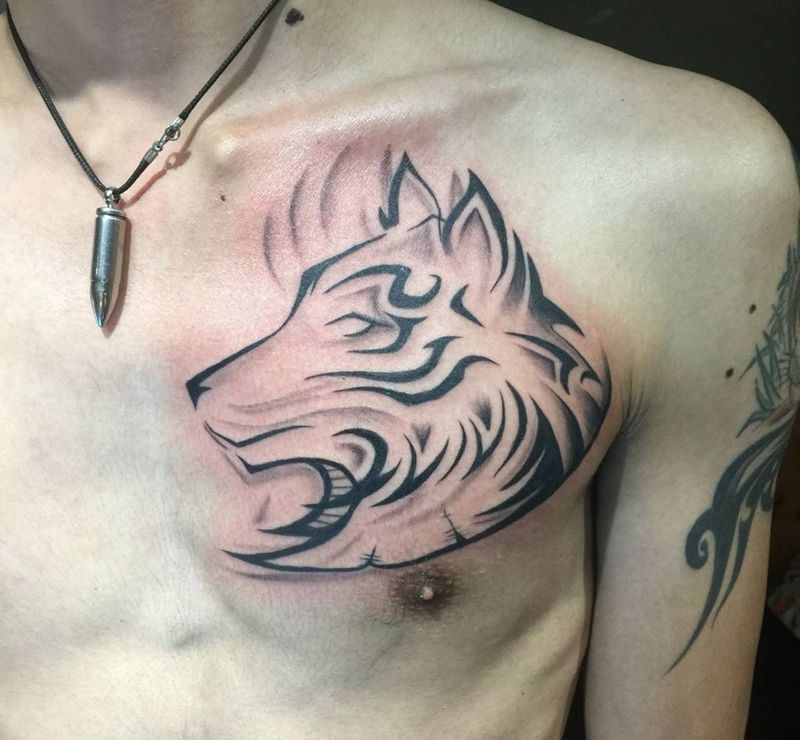 狼图腾纹身图片