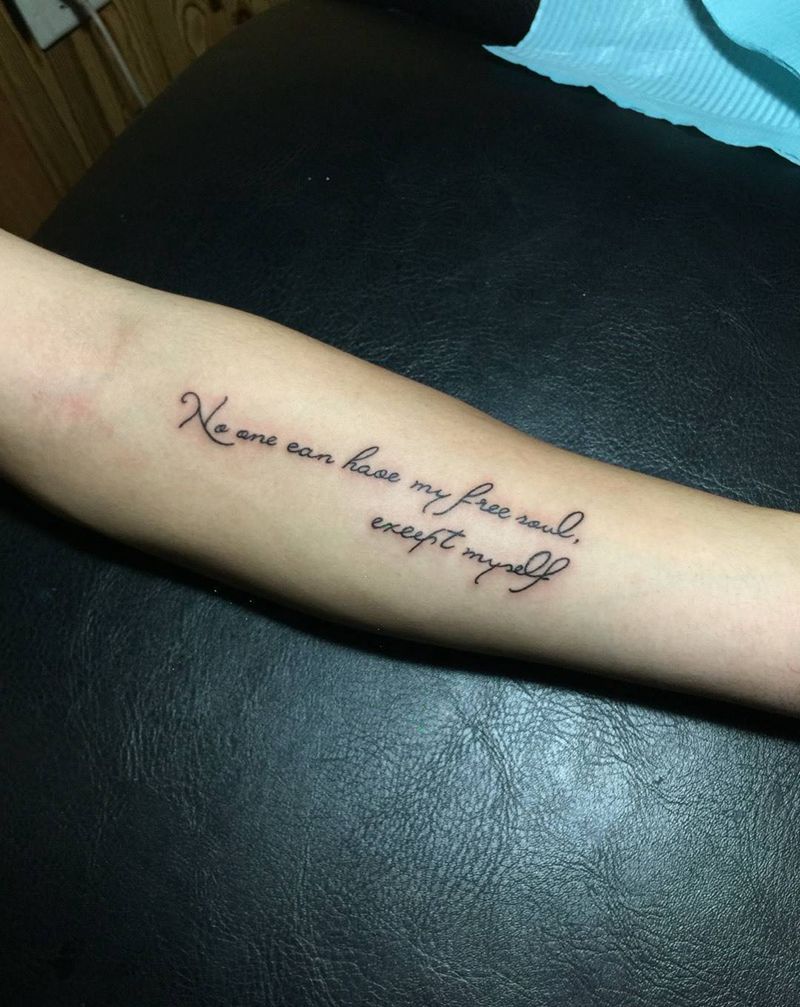 手臂英文纹身纹身图片