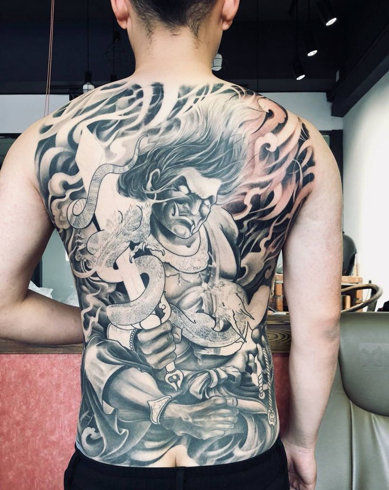 不动明王未完 还有两次纹身图片
